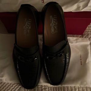 Black loafer , all leather . New never worn